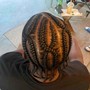 Kids Large Knotless braids - Mid back LENGH