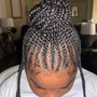 Kid's Braids with natural hair