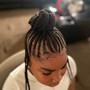 Kid's Braids with natural hair