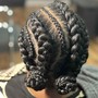 2-4 Feed in Braids