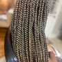 Medium Goddess Knotless Braids