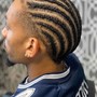 Straight back cornrows (men/boys only)