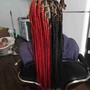 Stitched Feed In Braids (large) 4/6 **Braiding Hair is provided**