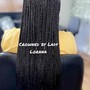 Large lower back Goddess Braids