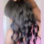 French curl braids medium