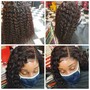 Add Curly Hair To Braids