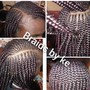 Mixing braiding hair colors