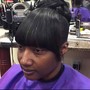 Natural hair Silk Press