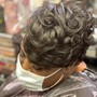 Relaxed Hair Shampoo and Style