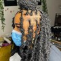 Invisible Locs (Upper Back)