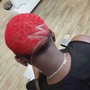 Women barber cut and style