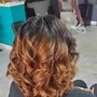 Quick weave with curly hair