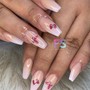 Full set Pink and white / Ombre set