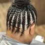 2 strand Twist added hair