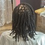 2 strand Twist added hair