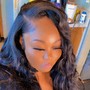 Feed in braids, Partial Sew In