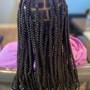 Box Braids with knot