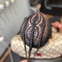 Natural hair Cornrows