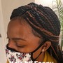 Takedown weave and crochet