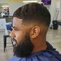 Young Men's Cut w/facial hair trim