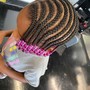 Kid's braids with bead