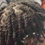 Starter Locs Comb Coils Medium