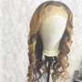 Wand Curls or long hair