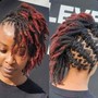 Retwist dreads with STYLE (short Must be 11 and Up)