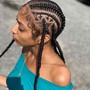 Small knotless braids