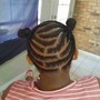 Kid's scalp Braid style (natural hair only)