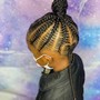 Small freestyle stitch braids