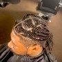 4-6 Braids Natural Hair Half Head