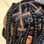 Braided/Flat Twist Updo-NO WEAVE