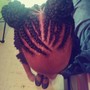 Kid's Braids/Twist- WITH WEAVE