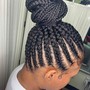 Feed in  Braided Ponytail