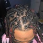 2 strands with braided roots