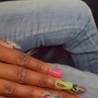 -multicolor nails