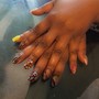 -multicolor nails