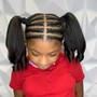 Kid's Box Braids - S/medium (Mid-back length) (10yrs & under)