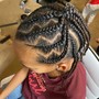 Kids Braids with Design