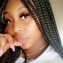 Large Tail Bone Box Braids