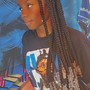 Large Knotless Braids