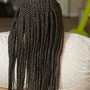 Medium box braids