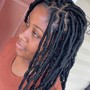 Box Braids over dreadlocks