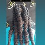 Dreads Updo, Dreads plaits or double twist