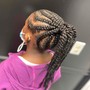 Hair Included !Extra Small Knotless Braids