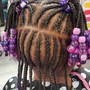 2 strand twist  (with beads)