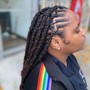 FEED IN BRAIDS OVER LOC