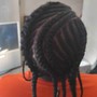 2-strand/box braids