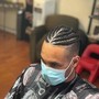 Comb Twist( or coils)(sides faded for men or boys)